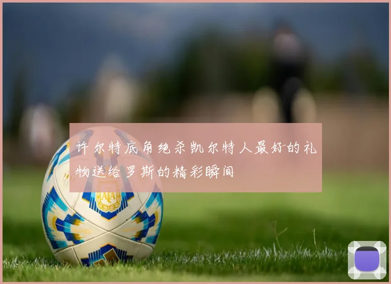 许尔特底角绝杀凯尔特人最好的礼物送给罗斯的精彩瞬间